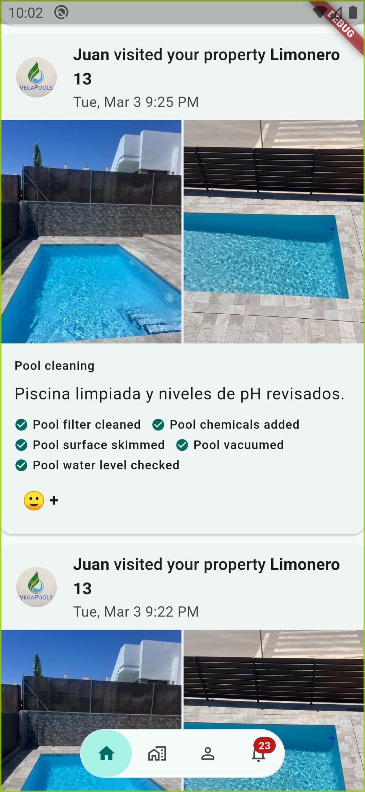 Send proof of work automatically