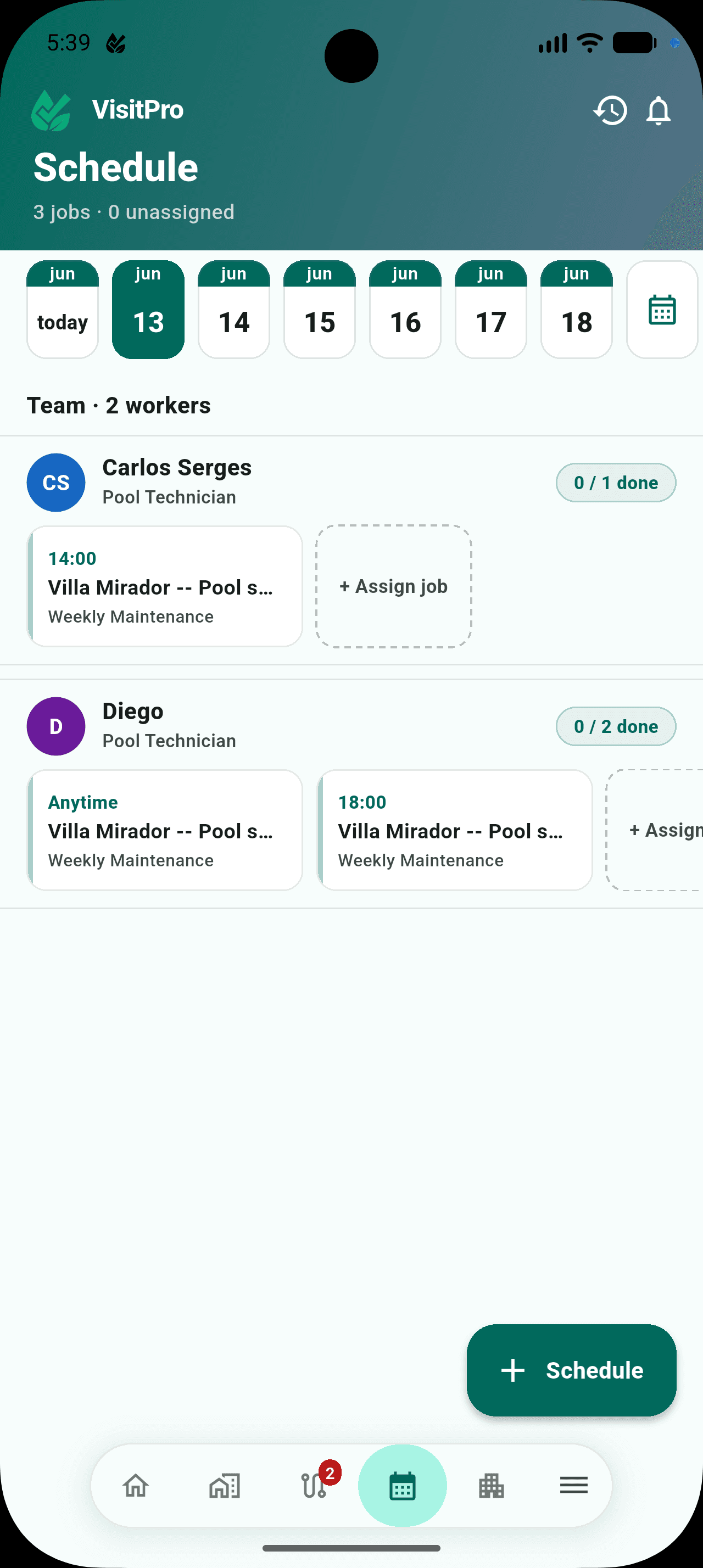 Schedule jobs in seconds